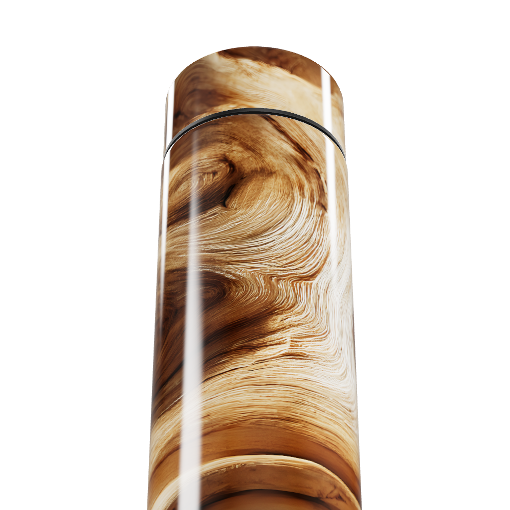 Garrafa Térmica Touch - Efeito Madeira Digital