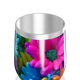 Copo Térmico Slim - Flores Coloridas Inox