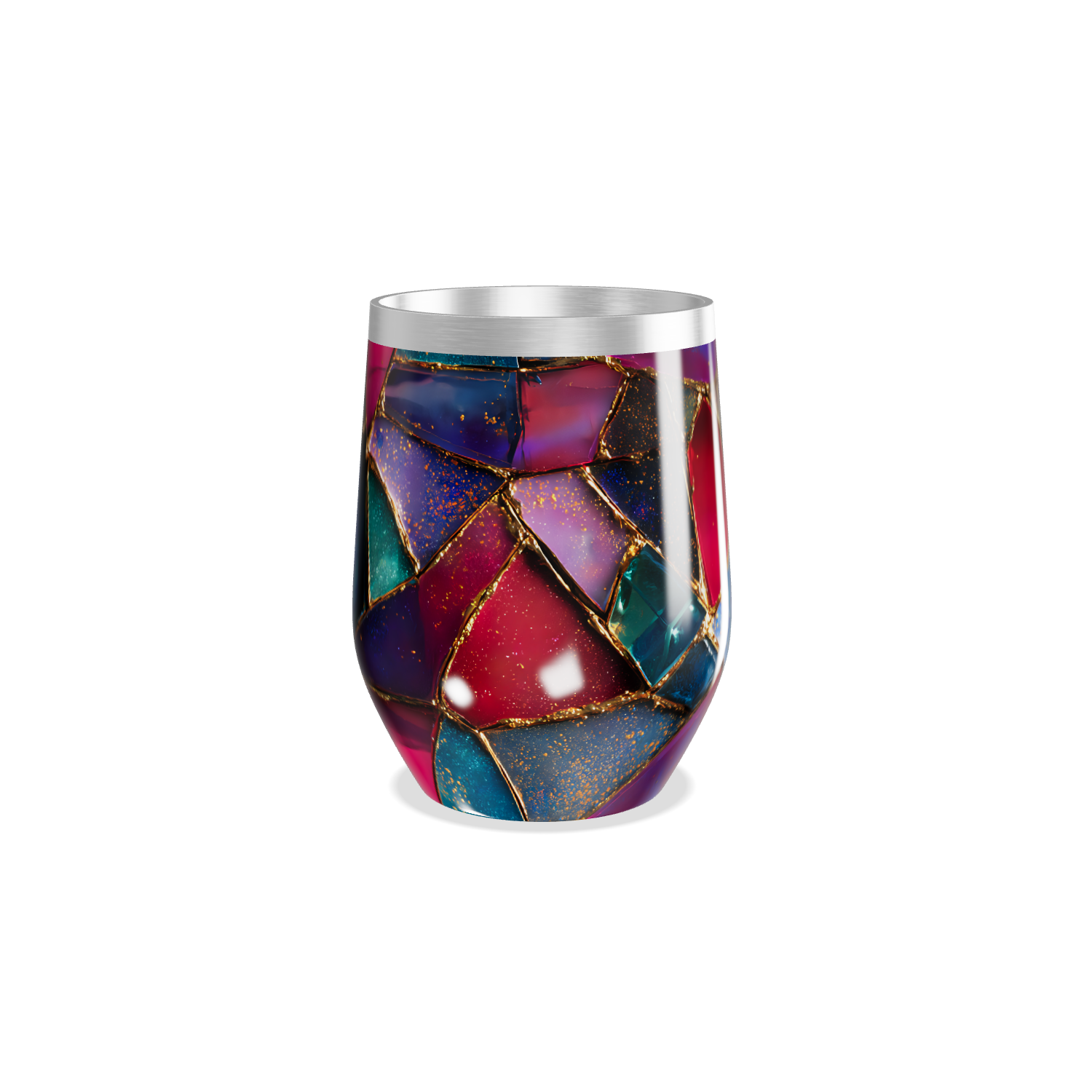 Copo Térmico Slim - Colorido Vidro Mosaico