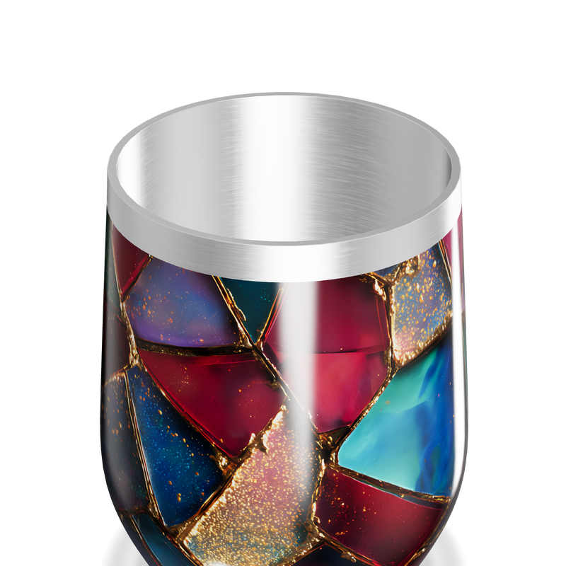 Copo Térmico Slim - Colorido Vidro Mosaico