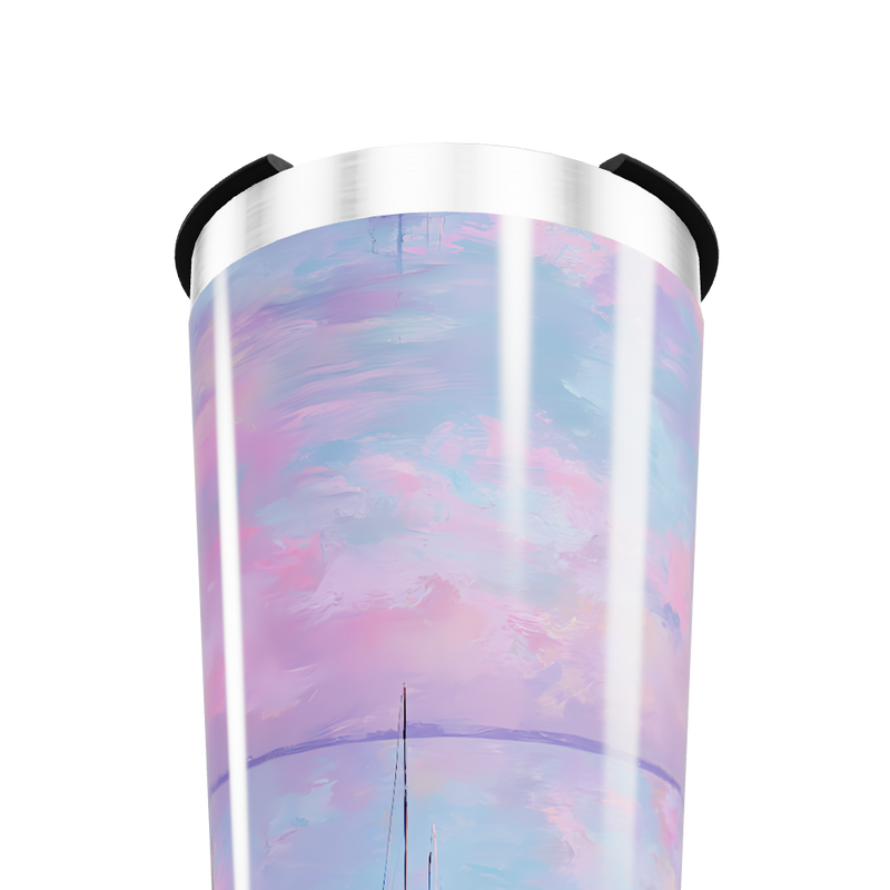 Copo Térmico - Estampa Céu Rosa Azul