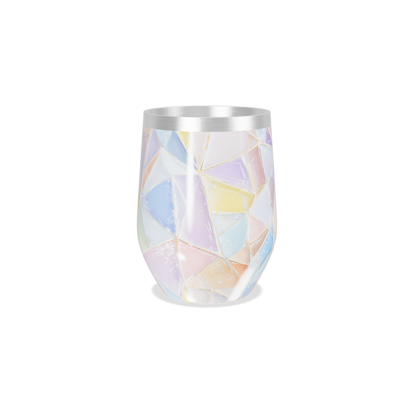 Copo Térmico Slim - Estampado Geométrico Colorido