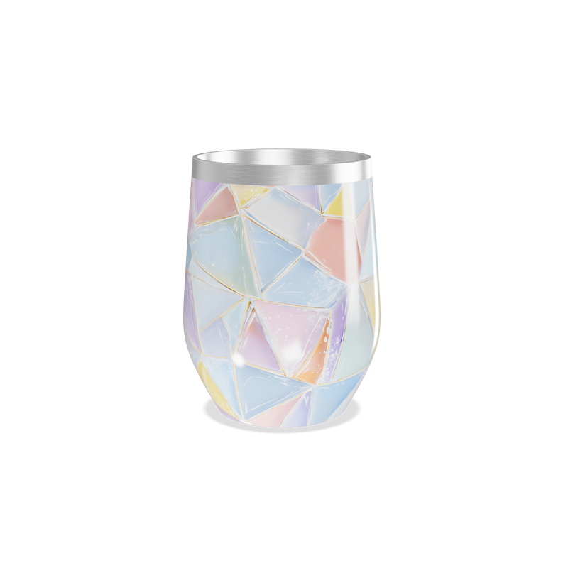 Copo Térmico Slim - Estampado Geométrico Colorido