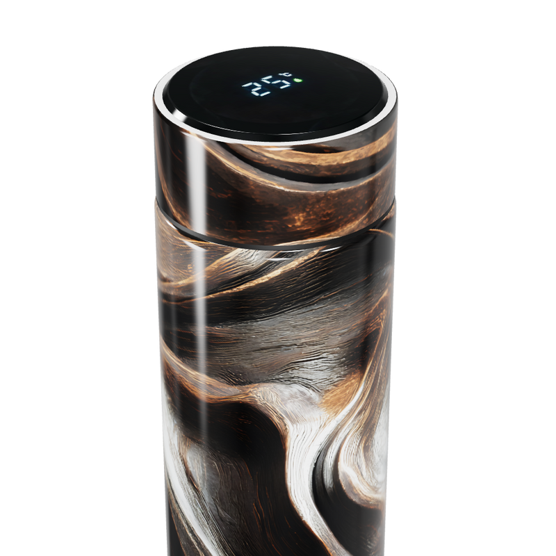 Garrafa Térmica Touch Mármore Preto