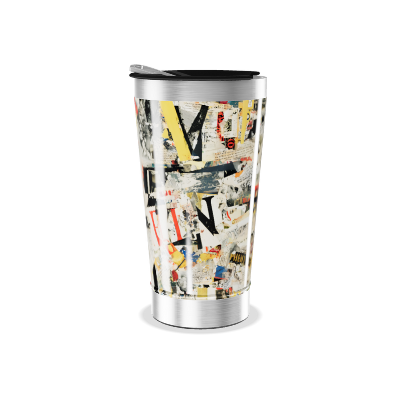 Copo Térmico - Estampa Collage Inox