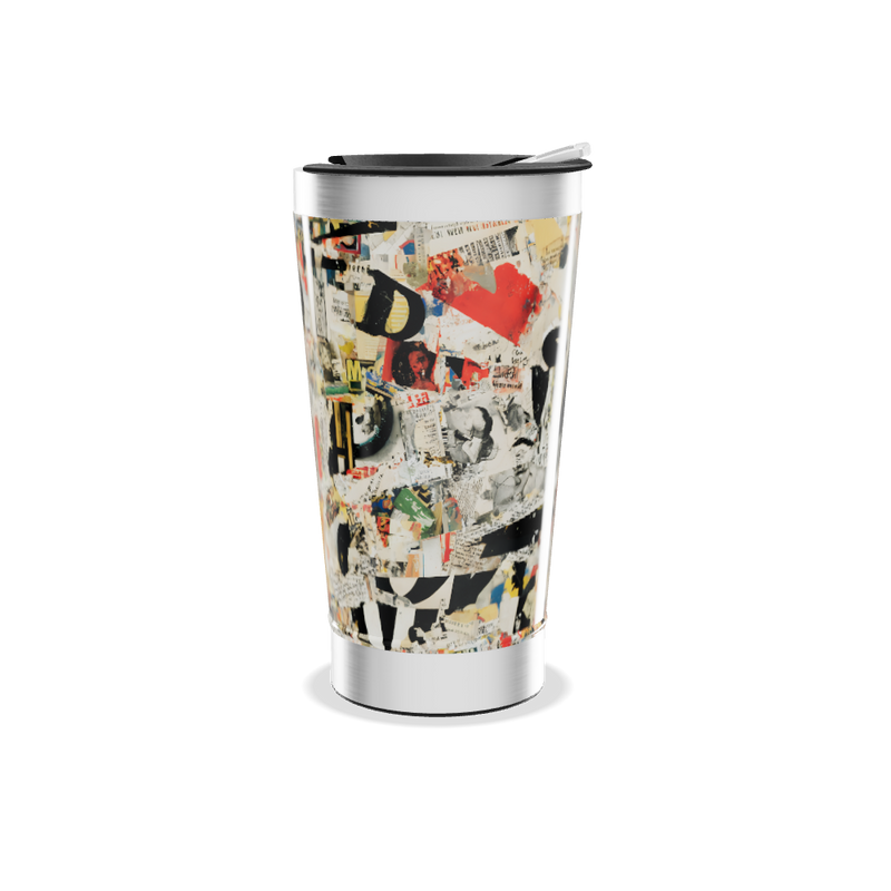 Copo Térmico - Estampa Collage Inox