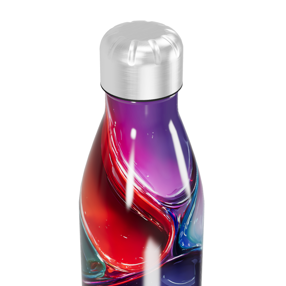 Garrafa Inox Estampada Multicor