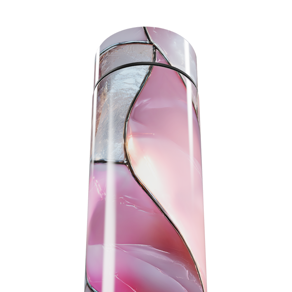 Garrafa Térmica Touch Design Rosa Mármore