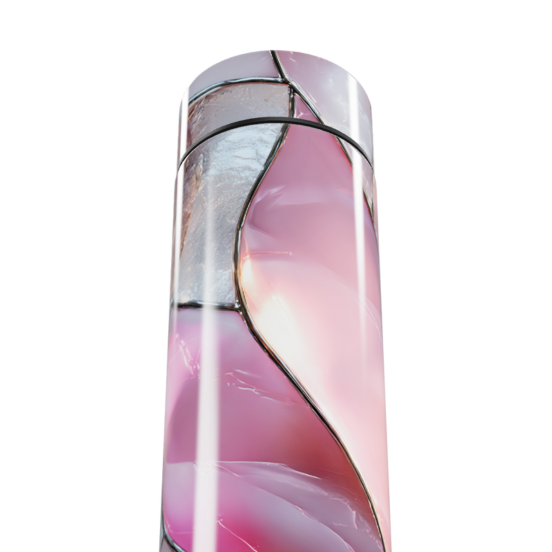 Garrafa Térmica Touch Design Rosa Mármore