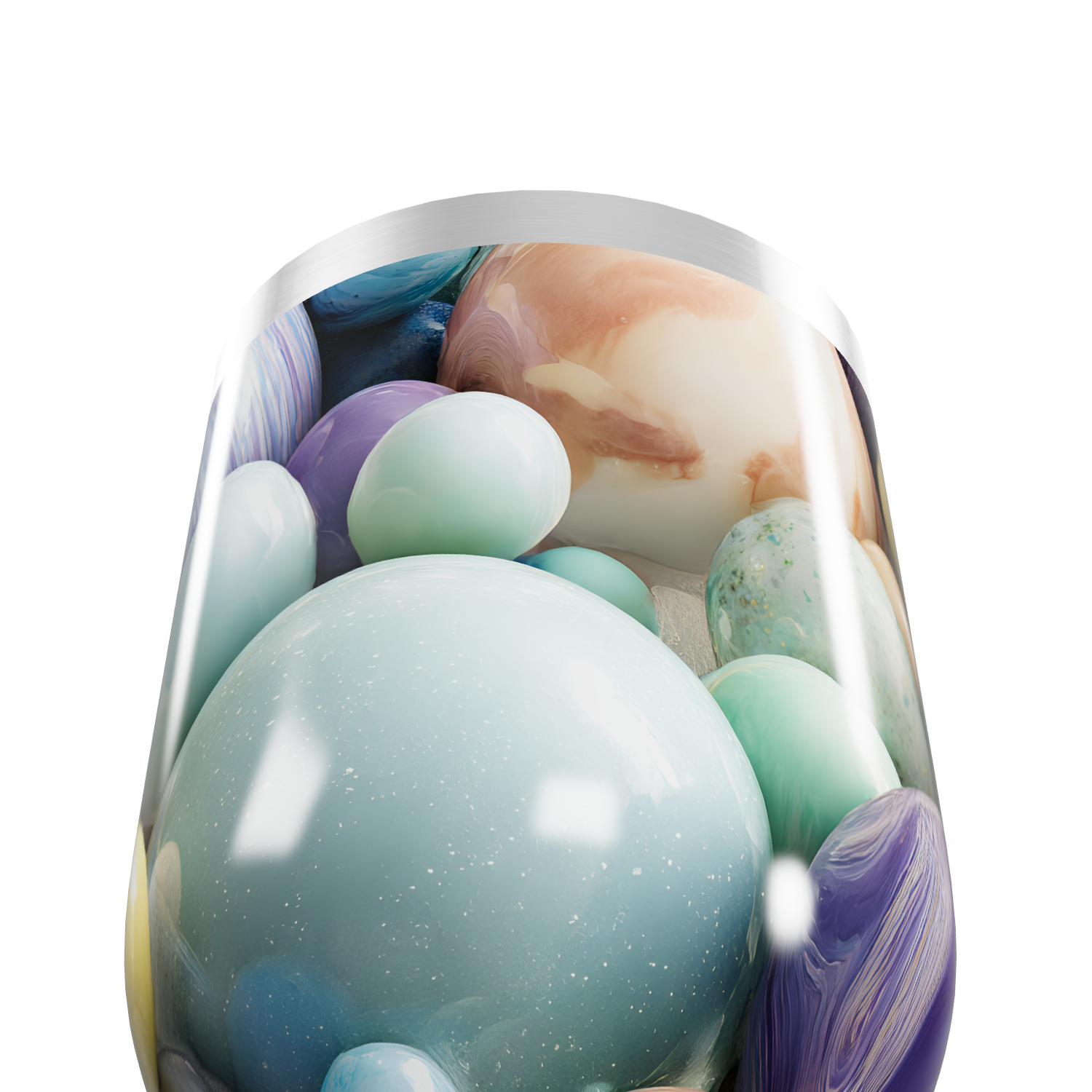 Copo Térmico Slim - Estampa Planetas Coloridos