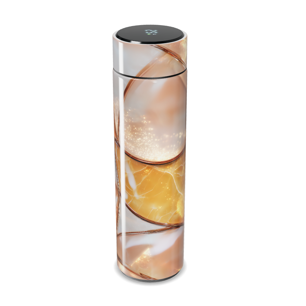 Garrafa Térmica Touch - Design Ágata Laranja