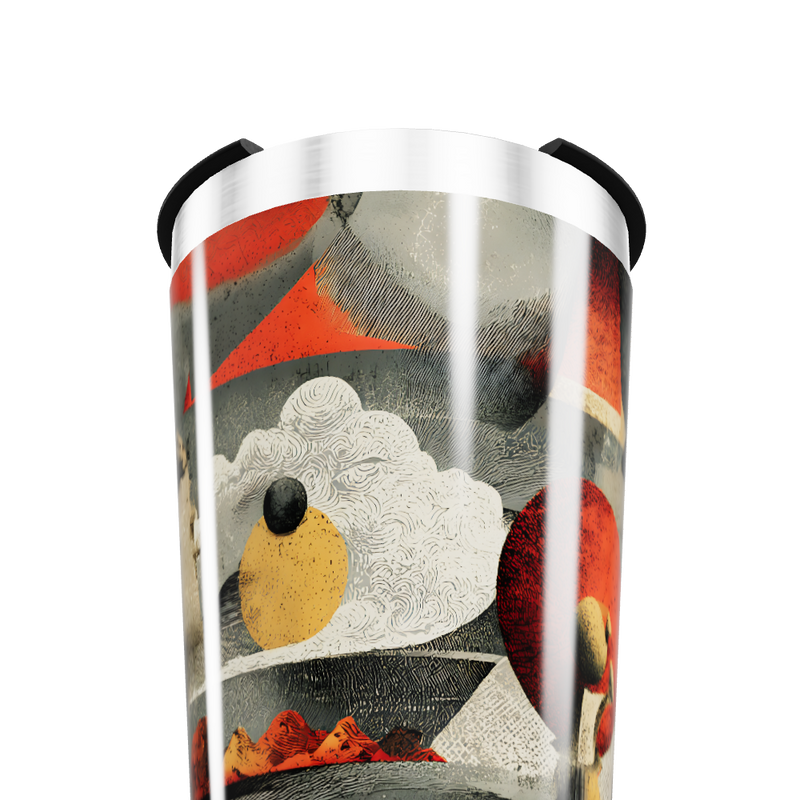 Copo Térmico - Estampa Abstrata Colorida