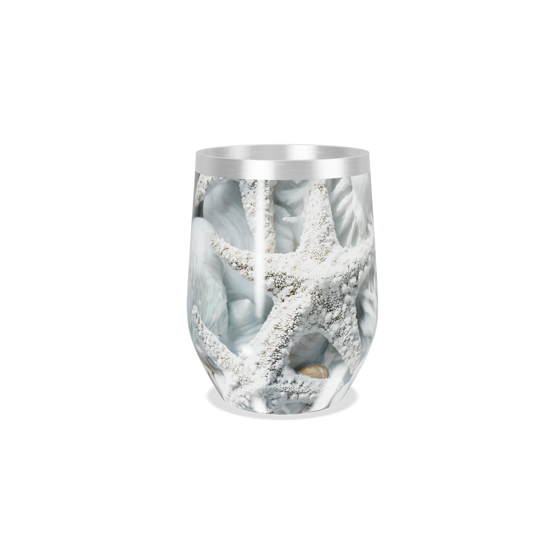 Copo Térmico Slim - Marinho com Conchas