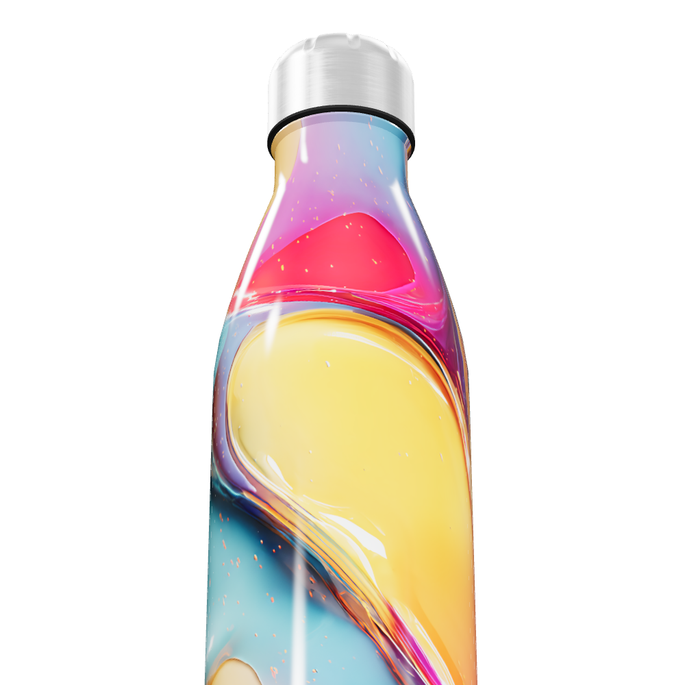 Garrafa Inox - Design Colorido