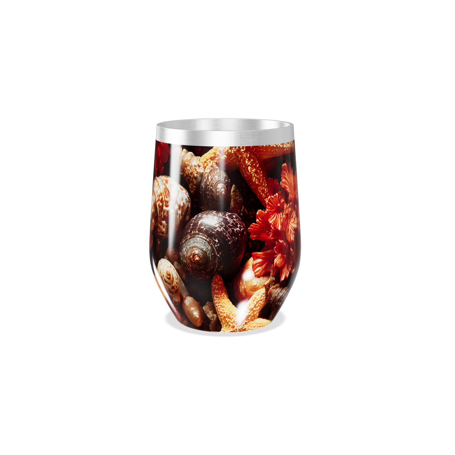 Copo Térmico Slim - Estampa Marinha Colorida