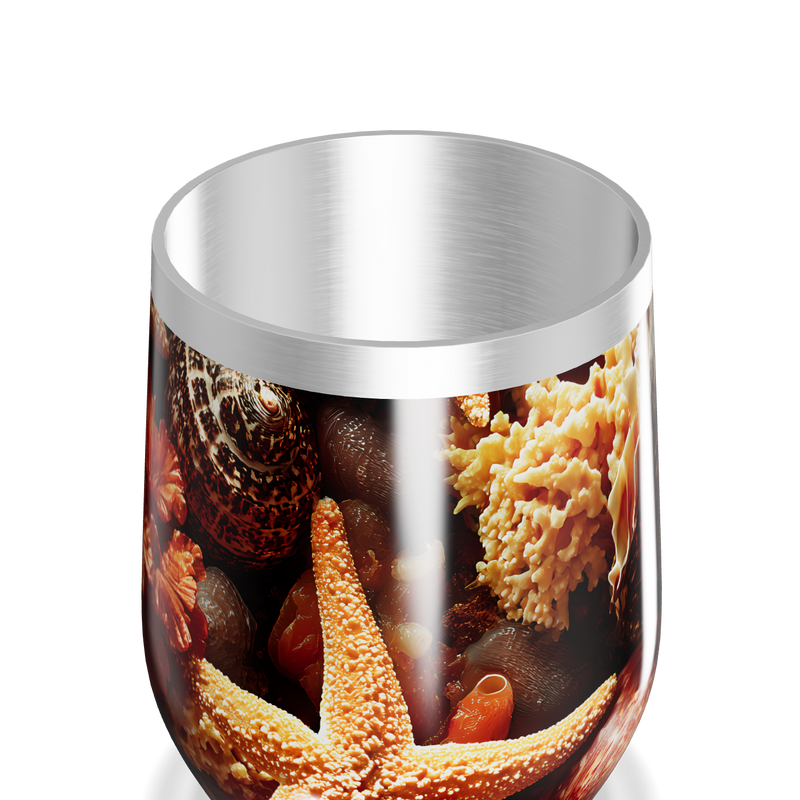 Copo Térmico Slim - Estampa Marinha Colorida