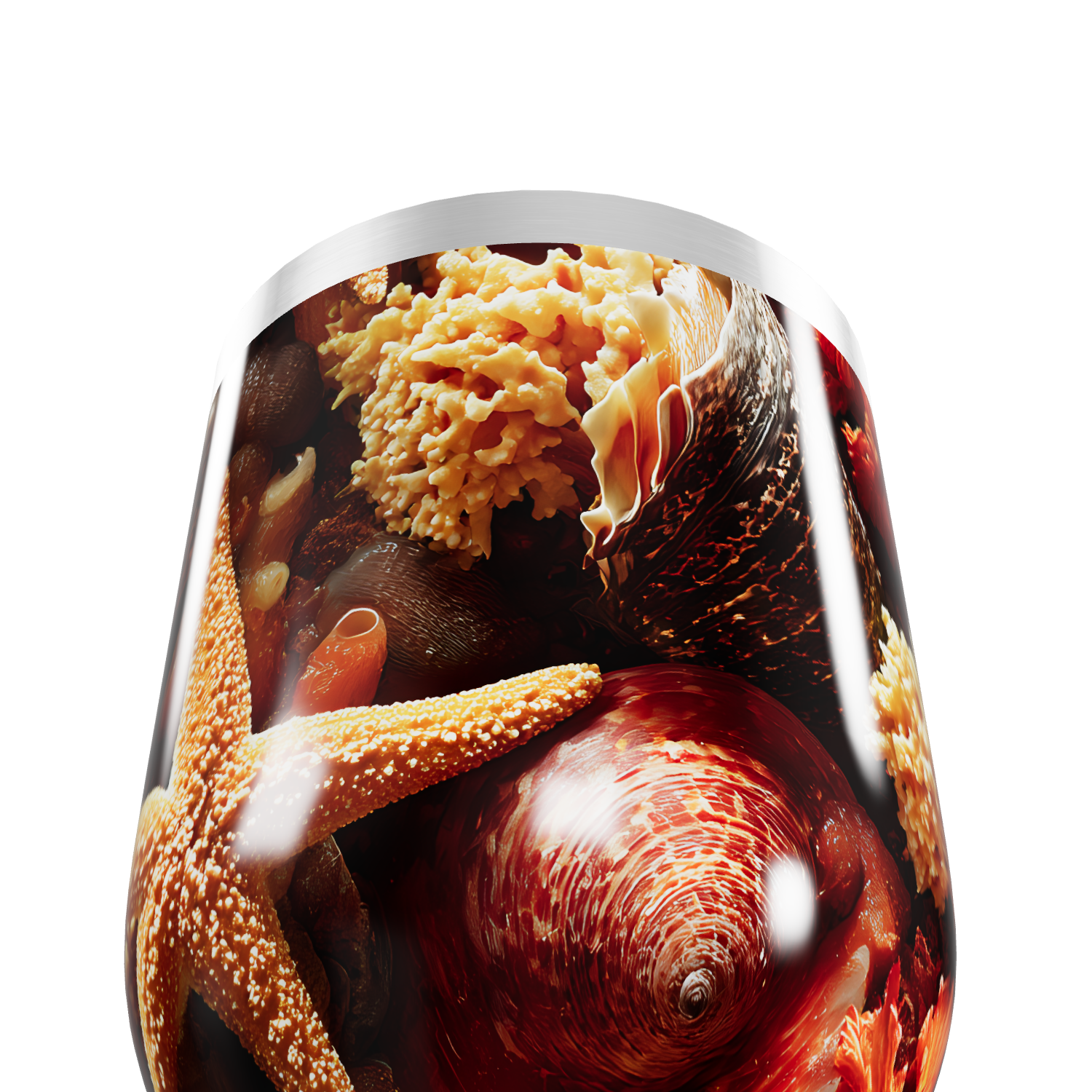 Copo Térmico Slim - Estampa Marinha Colorida