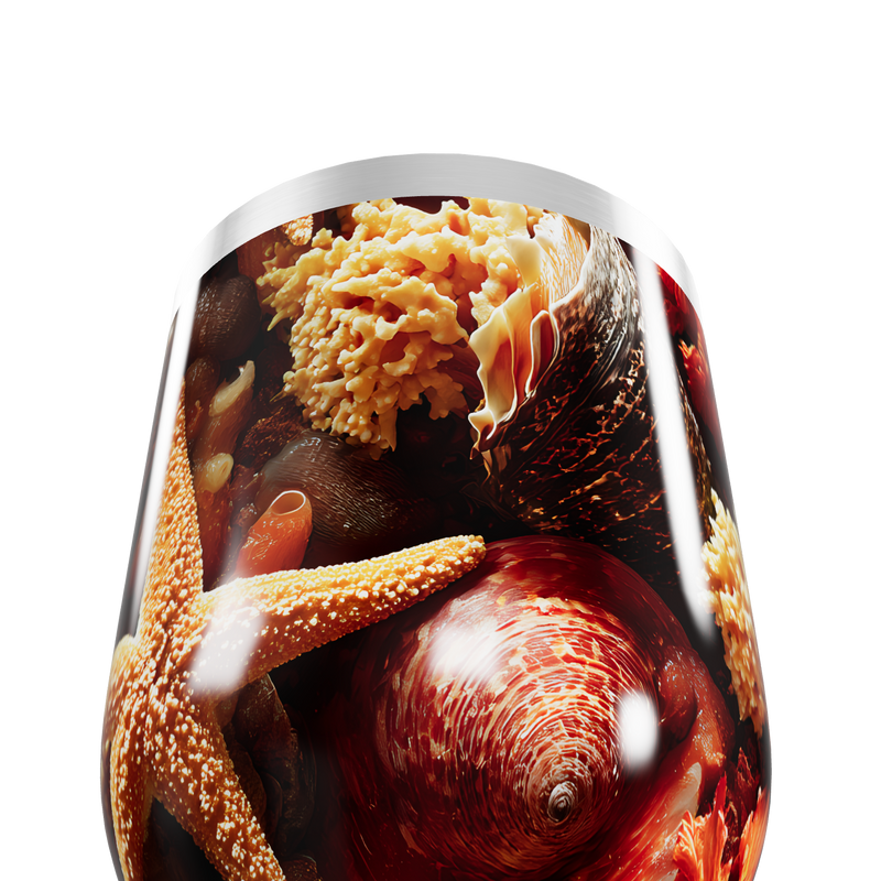 Copo Térmico Slim - Estampa Marinha Colorida