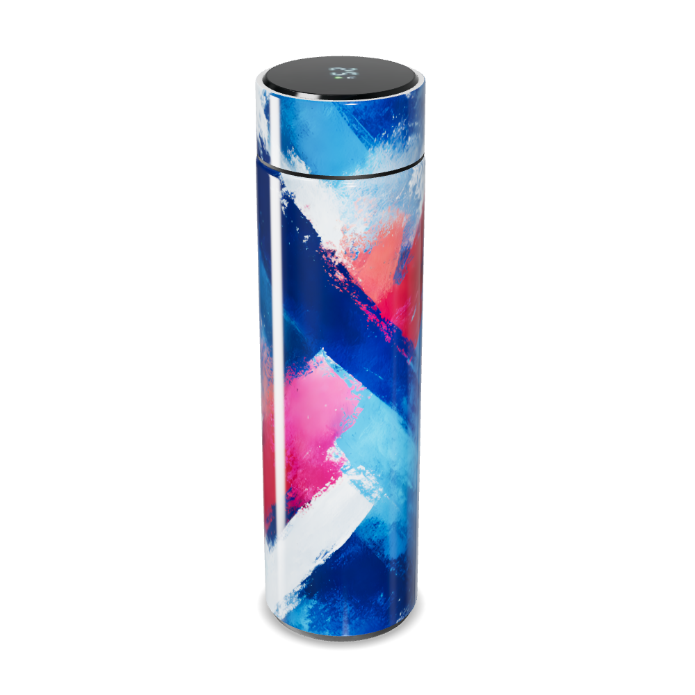 Garrafa Térmica Touch - Colorida com Estampa Artística