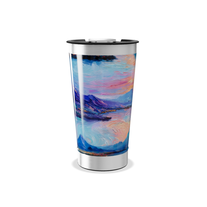 Copo Térmico - Estampa Artística Colorida