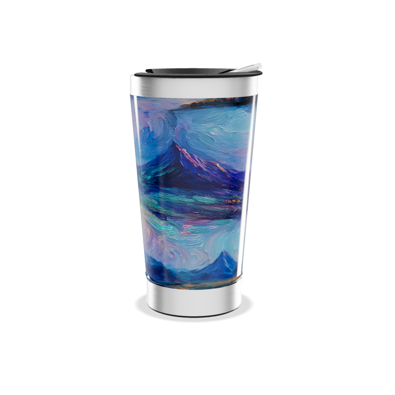 Copo Térmico - Estampa Artística Colorida