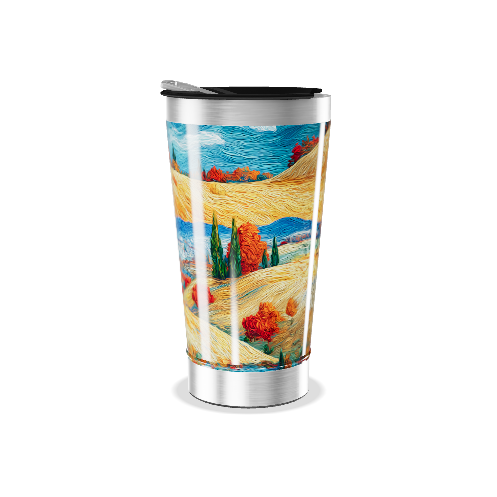 Copo Térmico - Arte Estampada Colorida