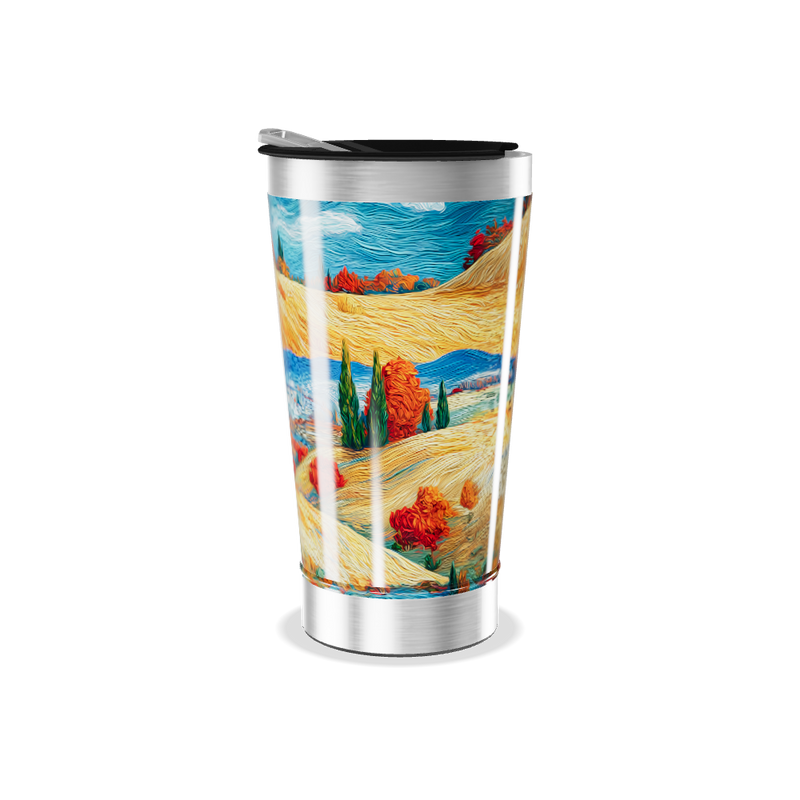 Copo Térmico - Arte Estampada Colorida