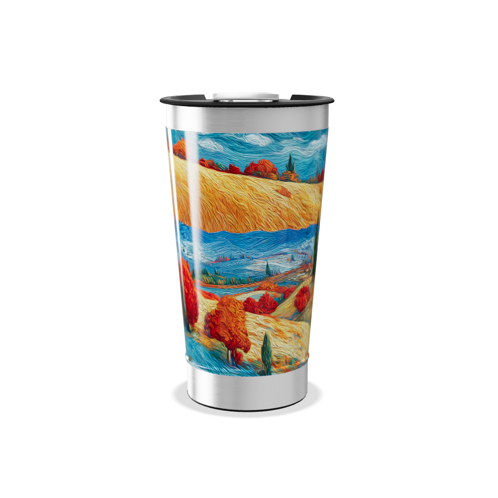 Copo Térmico - Arte Estampada Colorida