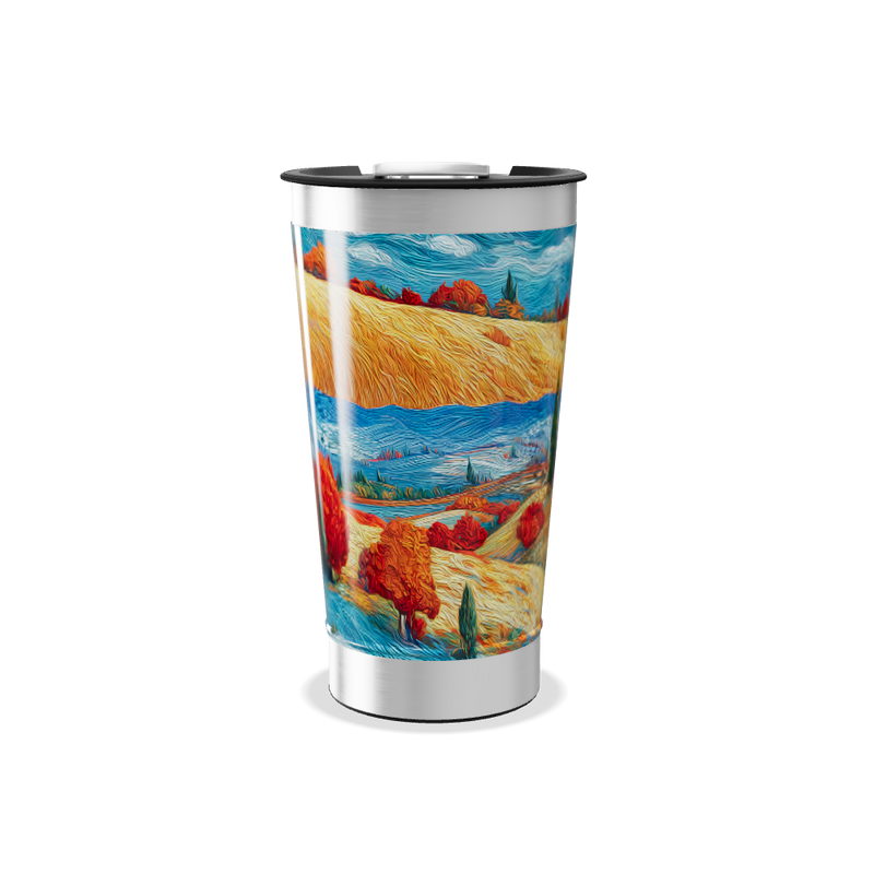 Copo Térmico - Arte Estampada Colorida