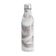 Garrafa Inox - Efeito Mármore Branco