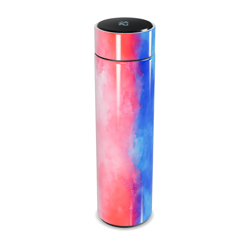 Garrafa Térmica Touch - Azul Degradê Inox