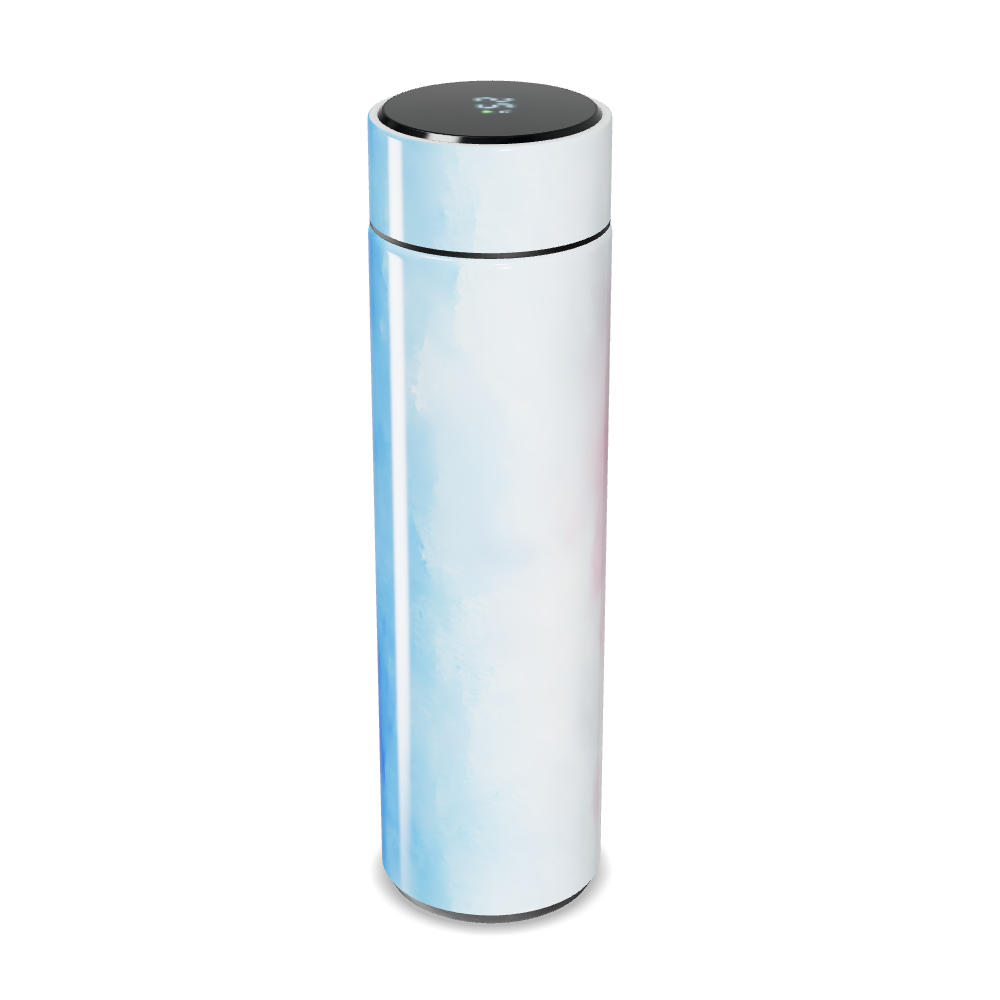 Garrafa Térmica Touch - Azul Degradê Inox