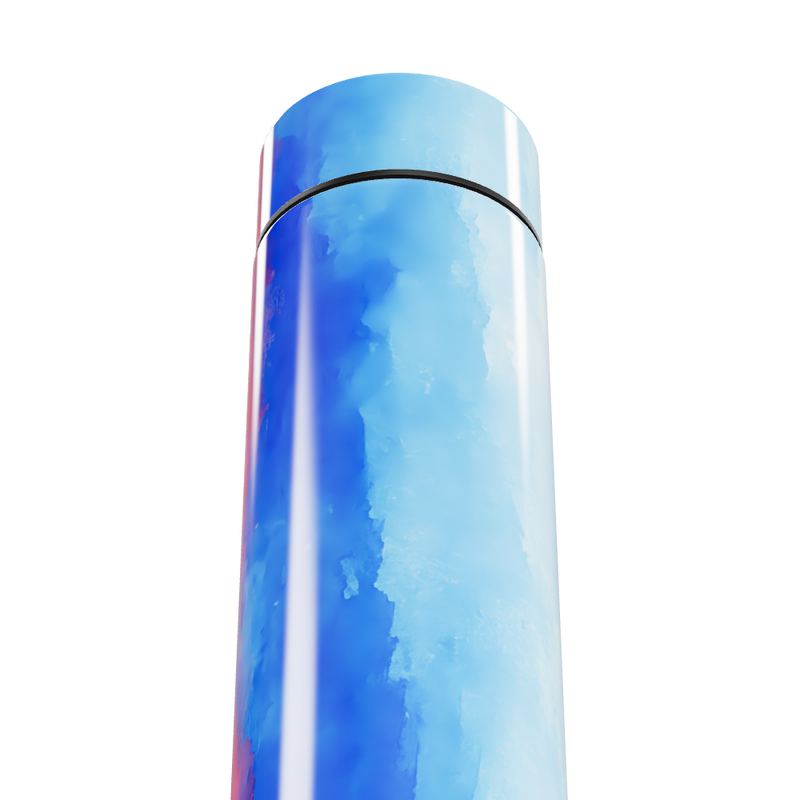 Garrafa Térmica Touch - Azul Degradê Inox