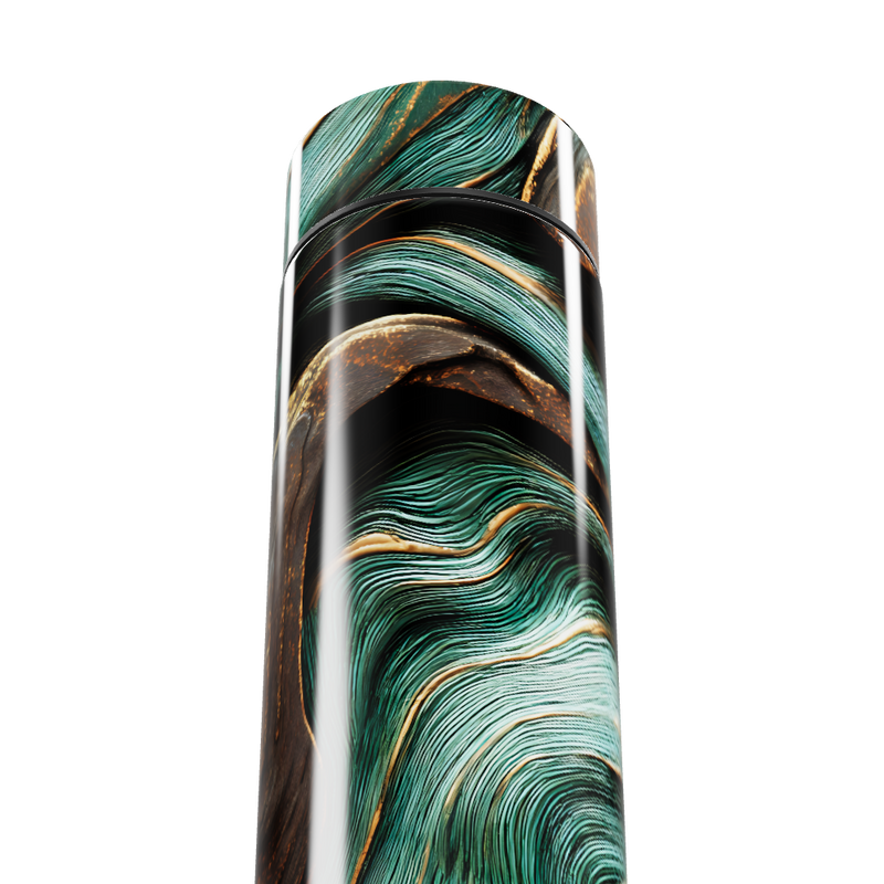 Garrafa Térmica Touch - Verde Mármore Digital