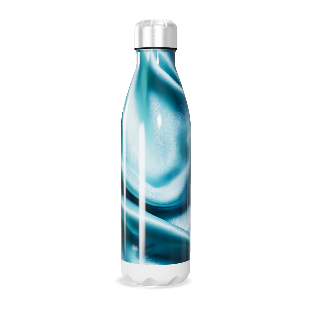 Garrafa Inox - Azul Marmorizada