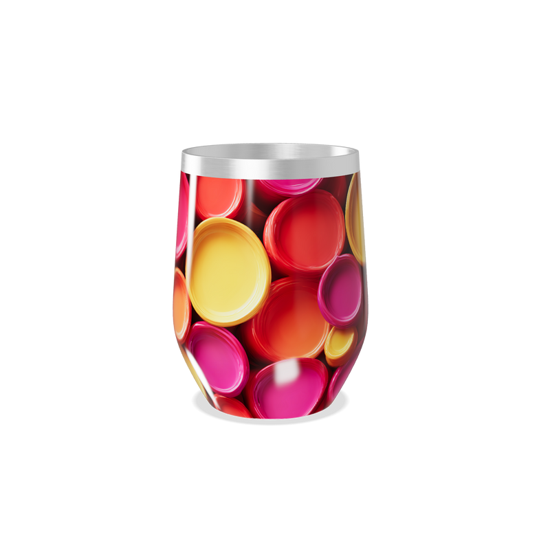 Copo Térmico Slim - Estampa Colorida Aço Inox