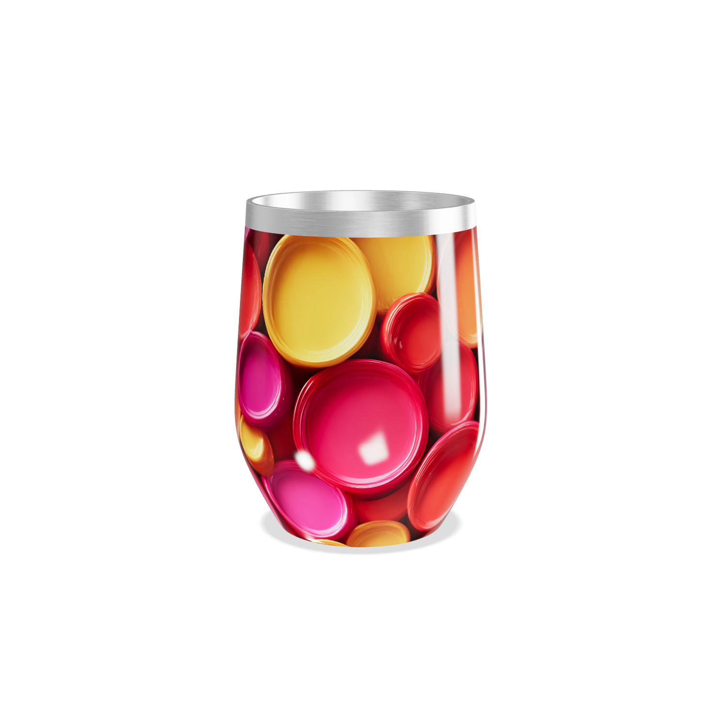 Copo Térmico Slim - Estampa Colorida Aço Inox