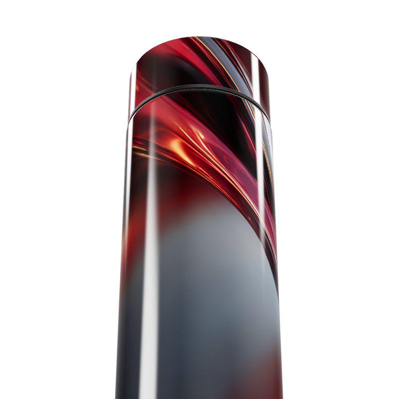 Garrafa Térmica Touch Estampa Vermelha Digital