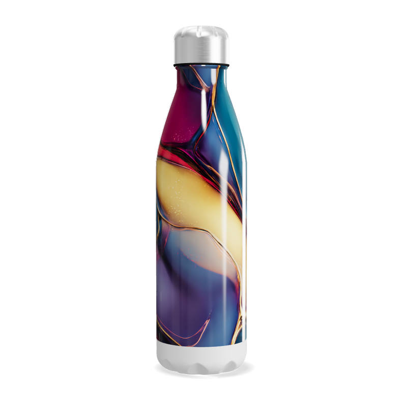 Garrafa Inox - Cores Marmorizadas