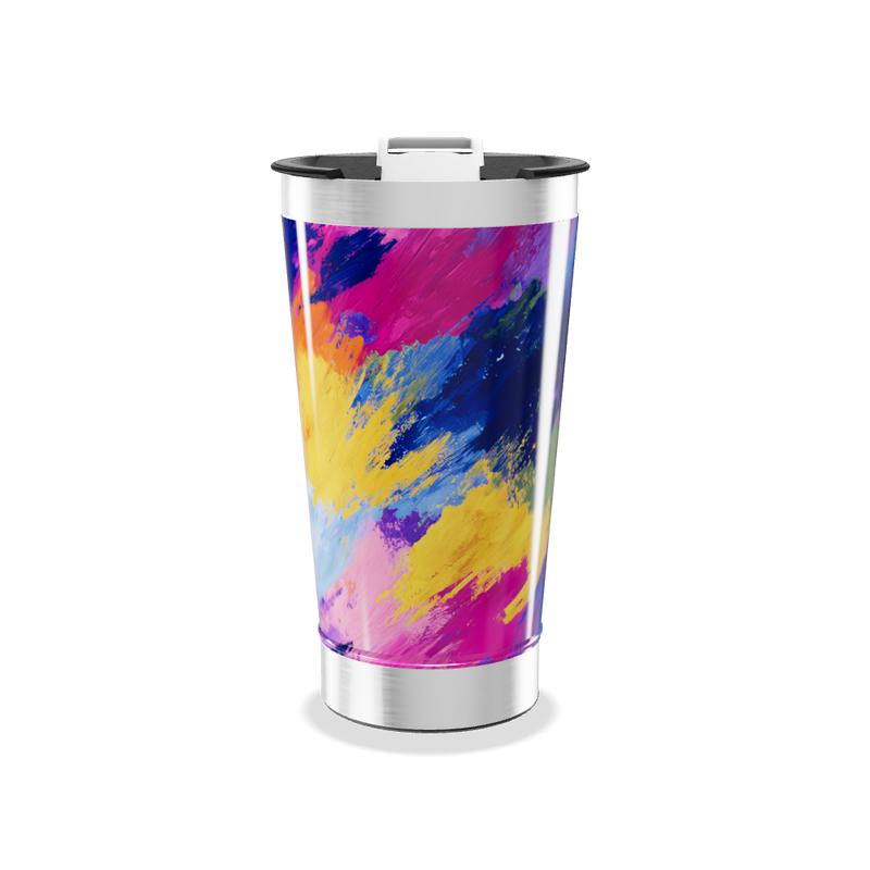 Copo Térmico - Estampa Colorida Aço Inox