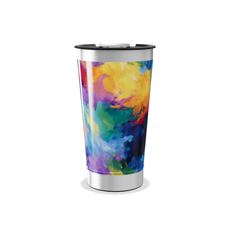 Copo Térmico - Estampa Colorida Aço Inox