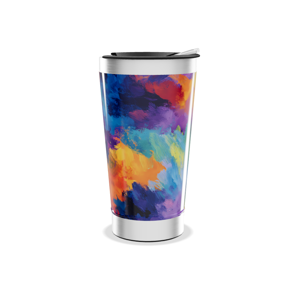 Copo Térmico - Estampa Colorida Aço Inox