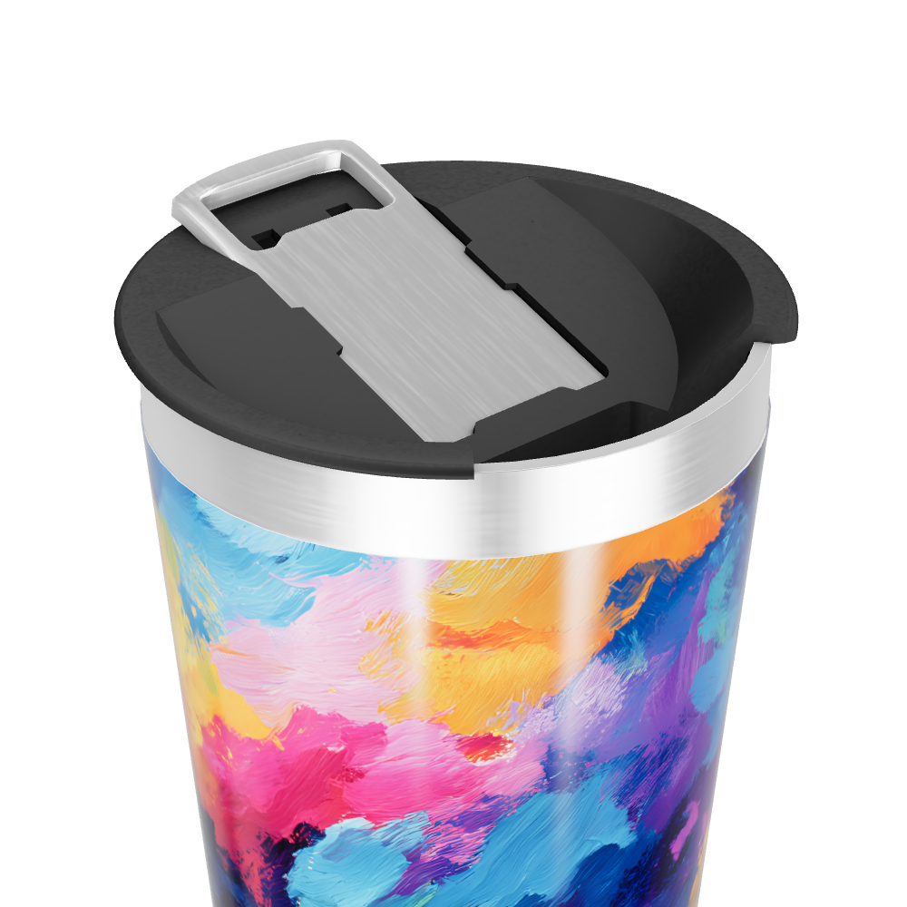 Copo Térmico - Estampa Colorida Aço Inox