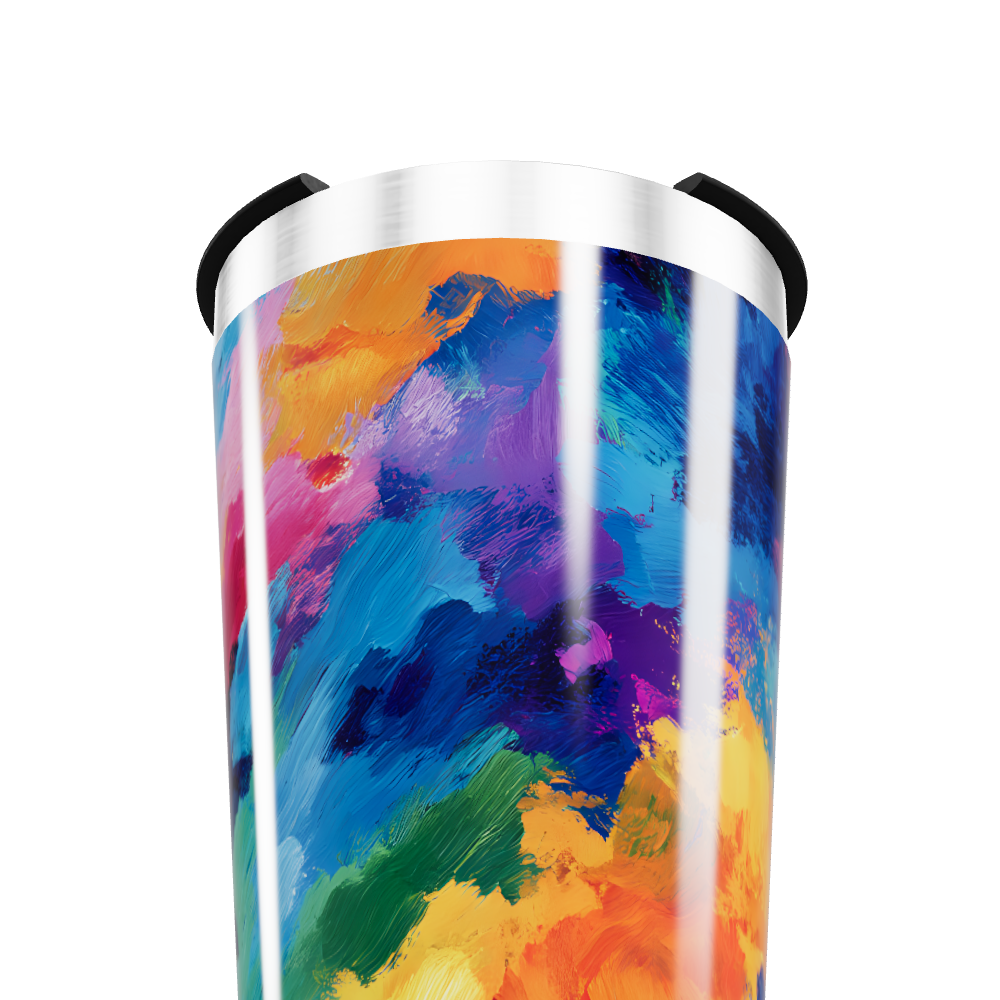 Copo Térmico - Estampa Colorida Aço Inox