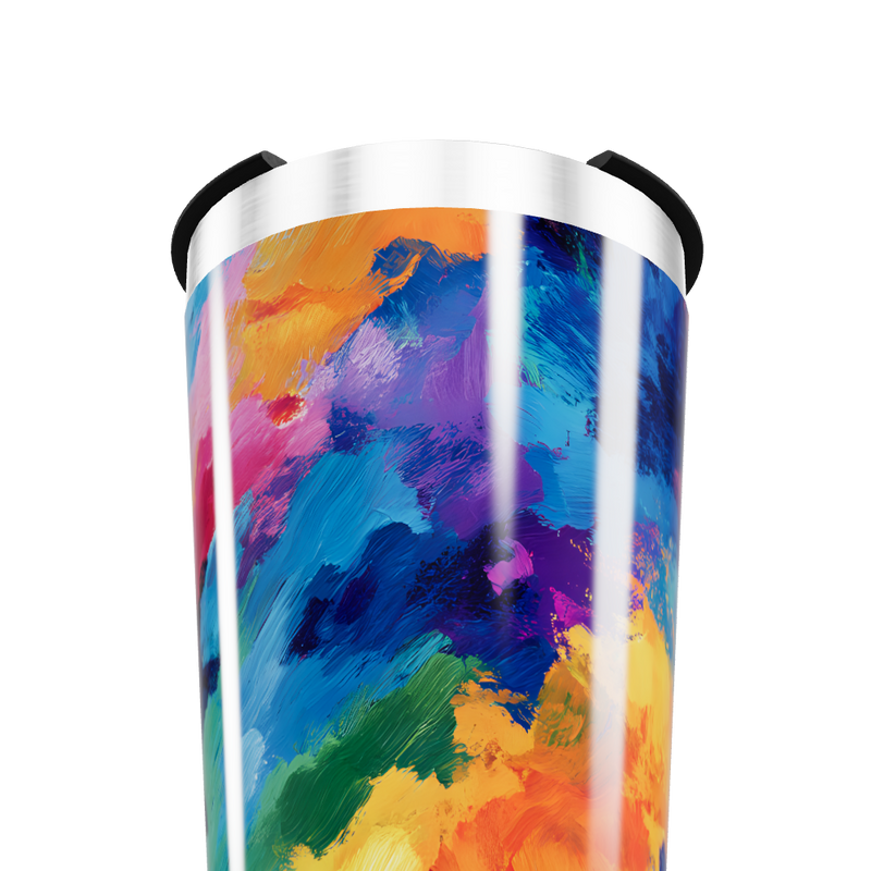 Copo Térmico - Estampa Colorida Aço Inox