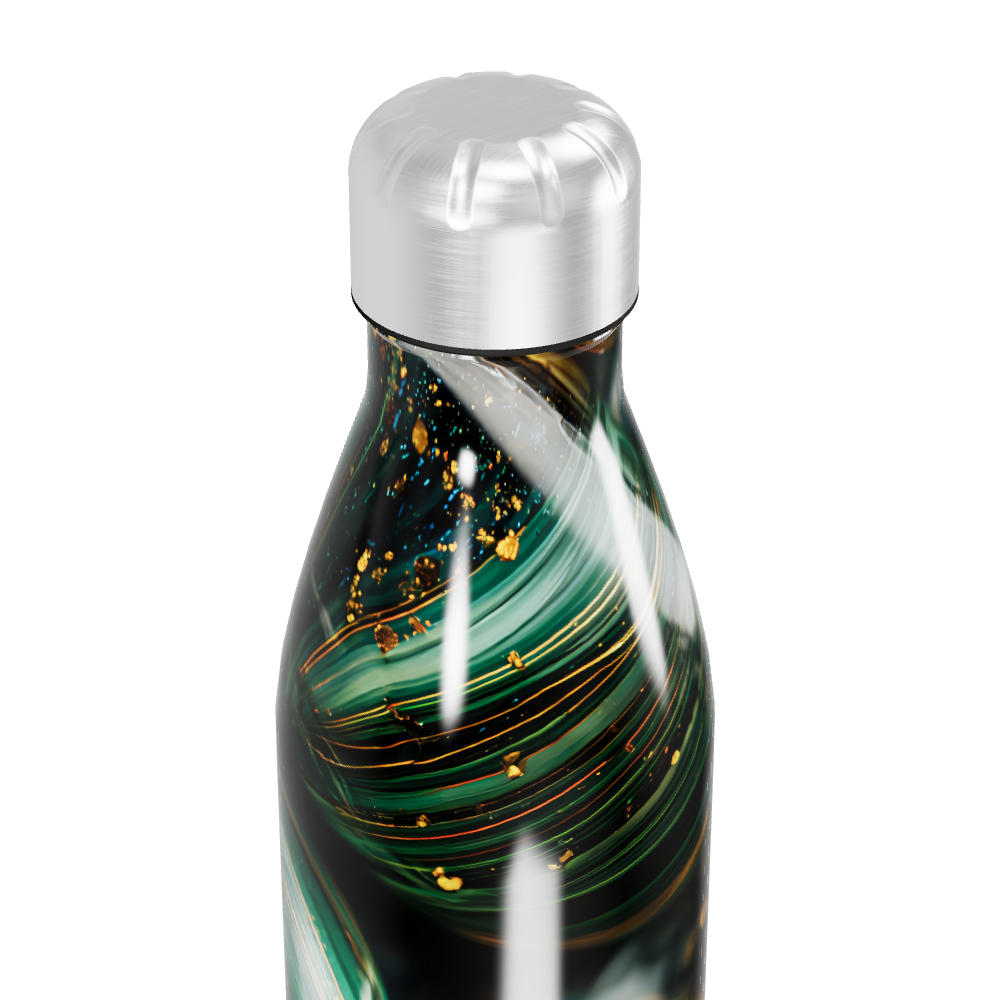 Garrafa Inox - Estampa Abstrata Colorida