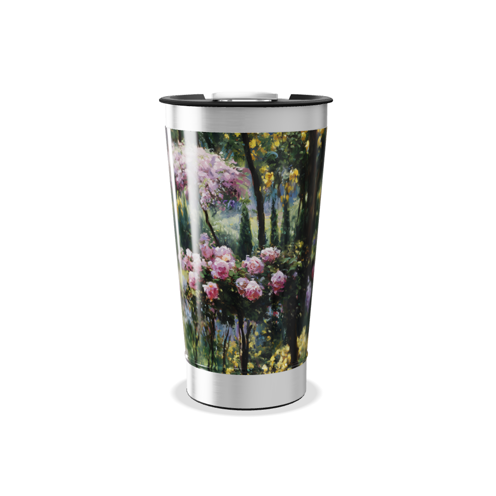 Copo Térmico - Estampa Jardim Floral