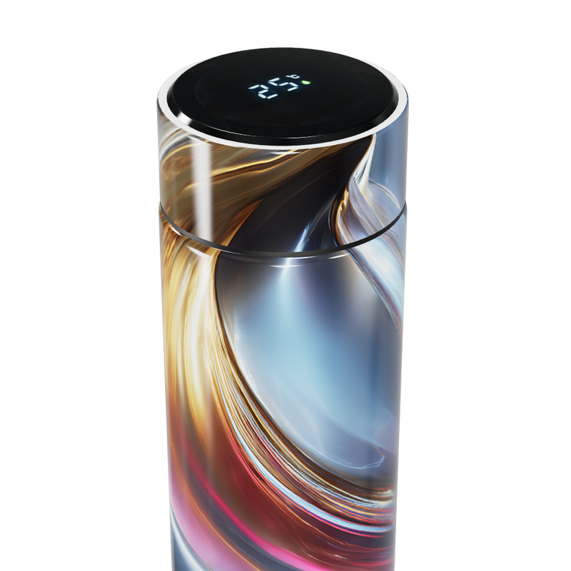 Garrafa Térmica Touch Estampa Multicolorida Inox