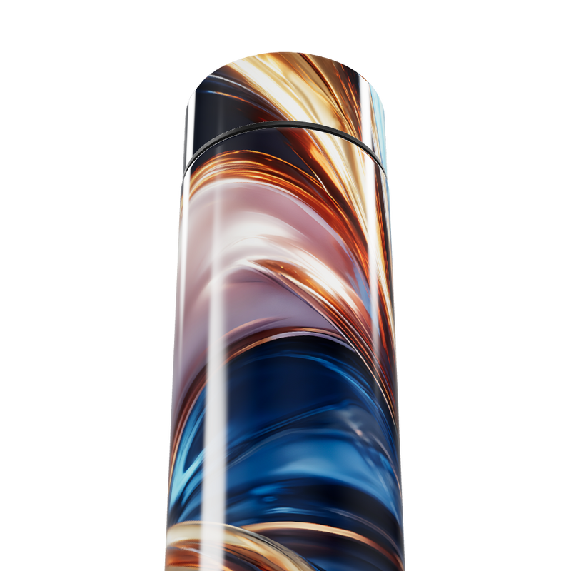 Garrafa Térmica Touch - Design Colorido Abstrato