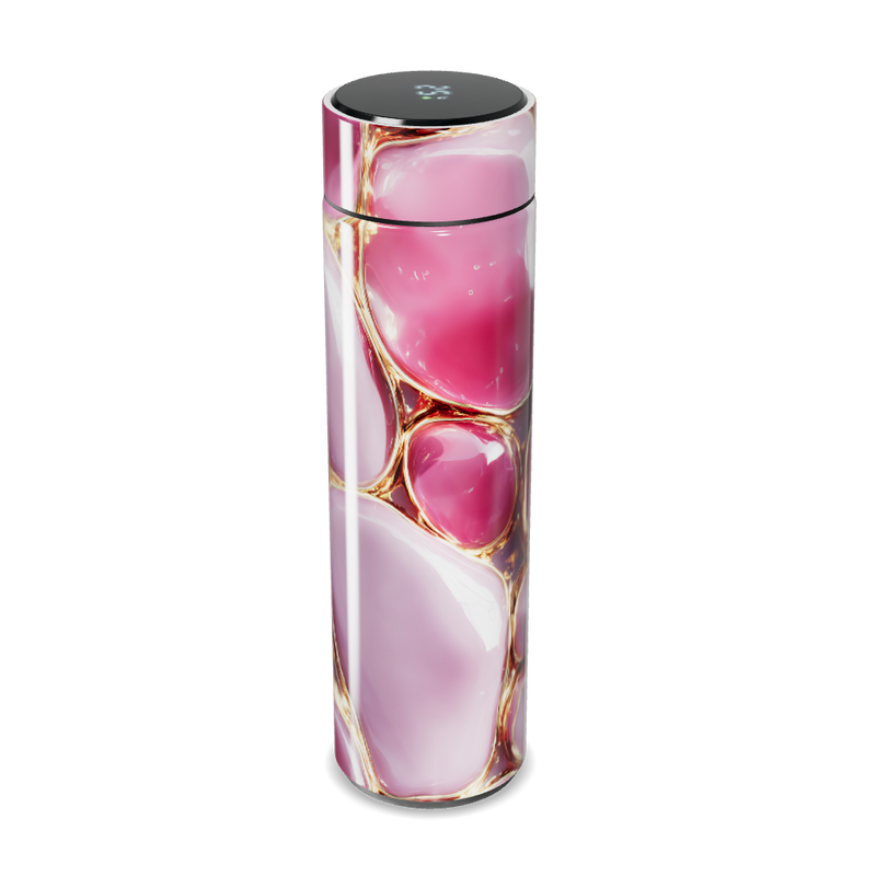 Garrafa Térmica Touch - Rosa Marmorizada